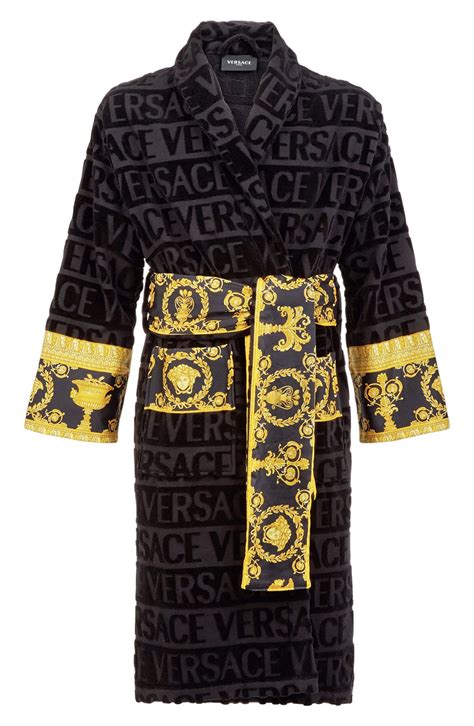 versace robe fit|versace night robe.